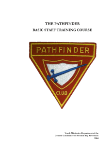 Pathfinder Basic Staff Training Course