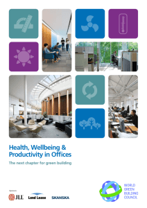 Health, Wellbeing & Productivity in Offices