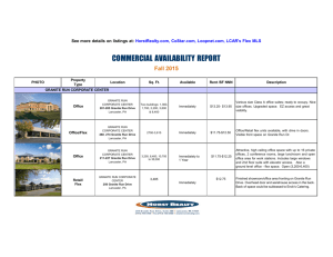 commercial availability report