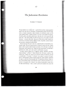 The Jacksonian Revolution - Jefferson County Schools