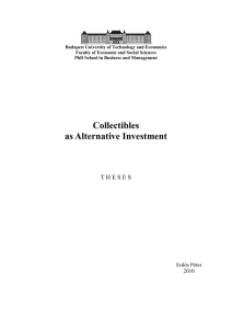 Collectibles as Alternative Investment