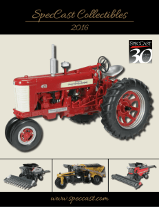 SpecCast 2016 Ag Collectibles Catalog