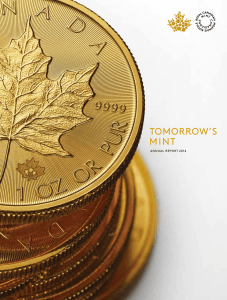 Tomorrow's Mint, Annual Report 2014