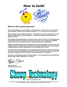 The Cheep Spinner