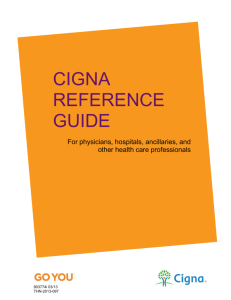 Cigna Reference Guide