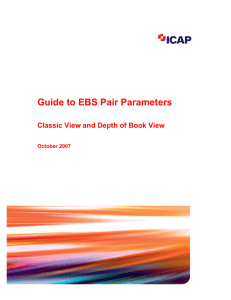 Guide to EBS Pair Parameters