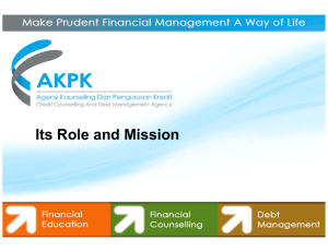 Its Role and Mission - Bank Negara Malaysia