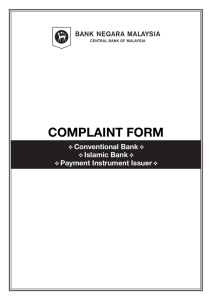complaint form - Al Rajhi Bank