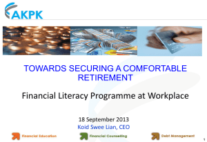 AKPKs Workplace Financial Education Services