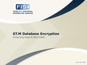 GT.M Database Encryption
