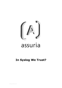 In Syslog We Trust?