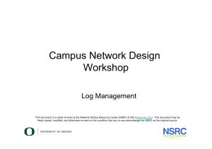 Log Management - Network Startup Resource Center
