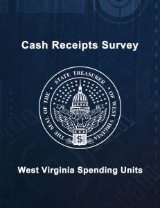 Cash Receipts Survey - West Virginia State Treasurer's Office