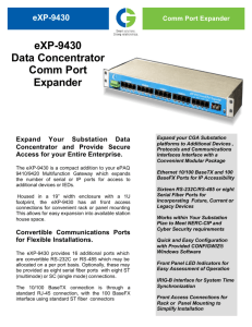 eXP-9430 Data Concentrator Comm Port Expander