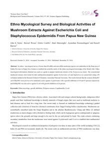Ethno Mycological Survey and Biological Activities of Mushroom