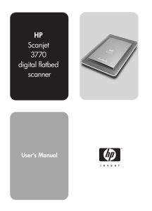 HP Scanjet 3770 digital flatbed scanner - Hewlett