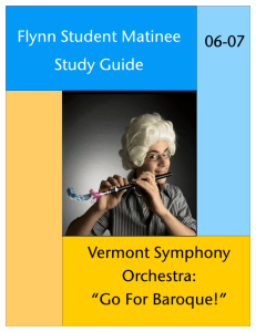 Flynn Student Matinee Study Guide Vermont Symphony Orchestra