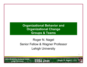 Organizational Behavior and Organizational