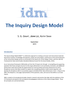 the IDM Assumptions