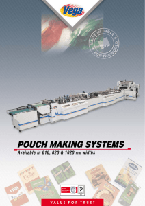 pouch making systems