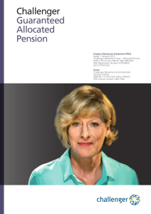 Guaranteed Allocated Pension