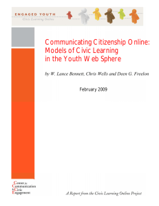 Communicating Citizenship Online: Models of Civic Learning in the