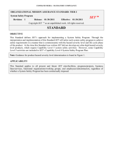 Tier II System Safety Program corporate command media