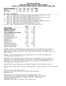 USF-U-Mary box score - PDF