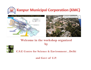 Kanpur Municipal Corporation - Centre for Science and Environment