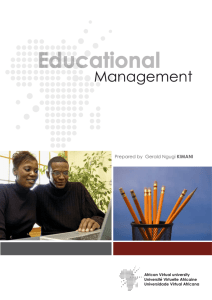 Educational - OER@AVU - African Virtual University