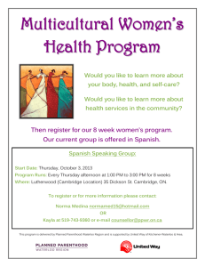Multicultural Women's Health Program