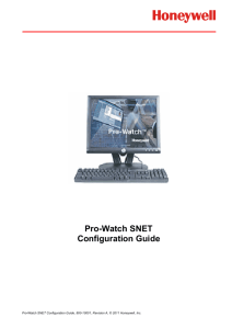 Pro-Watch SNET Configuration Guide
