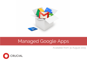 Managed Google Apps