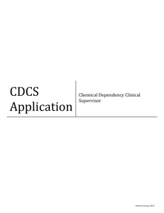 CDCS Application - Rhode Island Certification Board