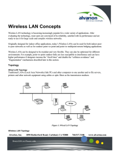 Wireless LAN Concepts