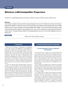 Wireless LAN-Compatible Projectors