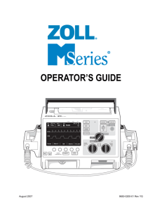 ZOLL M Series Defibrillator Manual