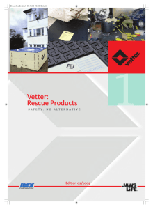 Vetter: Rescue Products