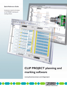 CLIP PROJECT Quick Reference