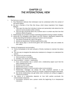 the interactional view