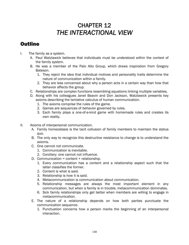 the interactional view theory