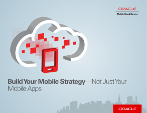 Build Your Mobile Strategy—Not Just Your Mobile Apps