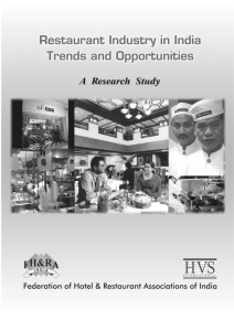 Restaurant Industry in India