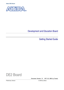 DE2 Board - ECE Users Pages