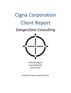 Cigna Corporation Client Report