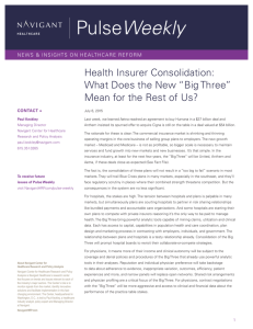 PulseWeekly - Navigant Center for Healthcare Research and Policy