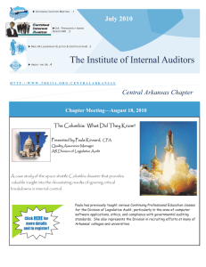 July 2010 - The Institute of Internal Auditors