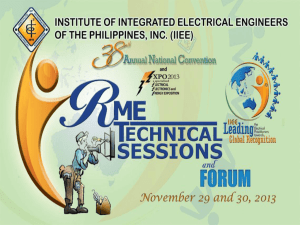 RME's Guide to Become REE - Institute of Integrated Electrical