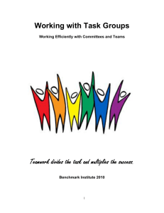 Working with Task Groups