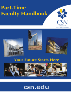 PTI Handbook - College of Southern Nevada